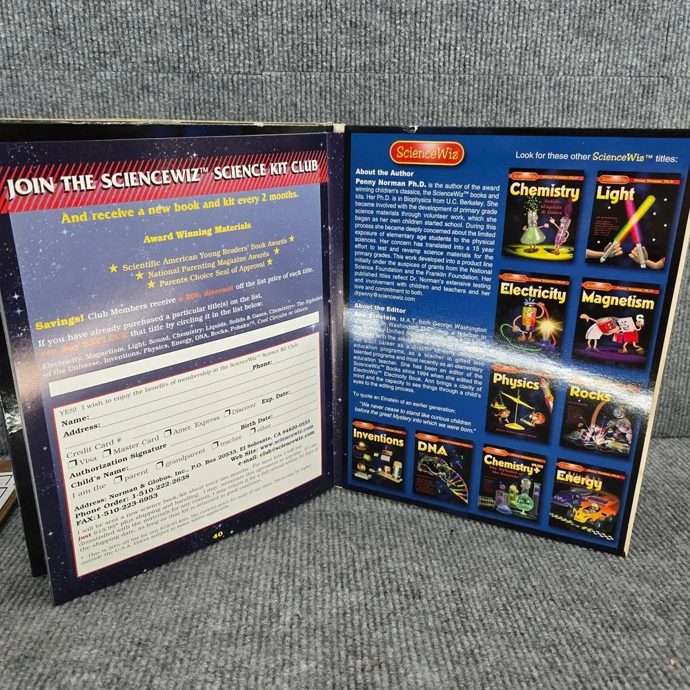 ScienceWiz Inventions Science Kit by Penny Norman Ph.D. NIB‎